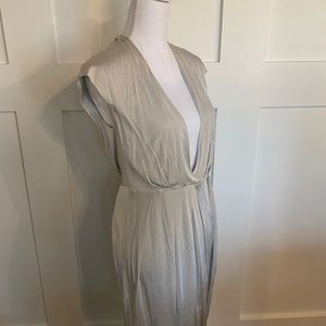 Pinko Deep V backless dress